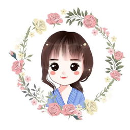 适合女孩子发的唯美清新句子合集手绘唯美头像温柔头像