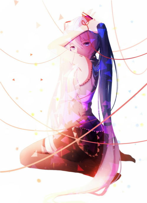 少女头像二次元唯美miku