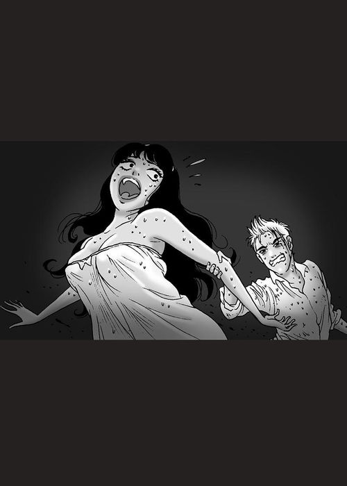 趣图猎奇重口味恐怖漫画girl女孩
