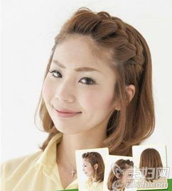夏日里短发怎么扎好看清新唯美扎打造氧气美女主妇美发主妇网