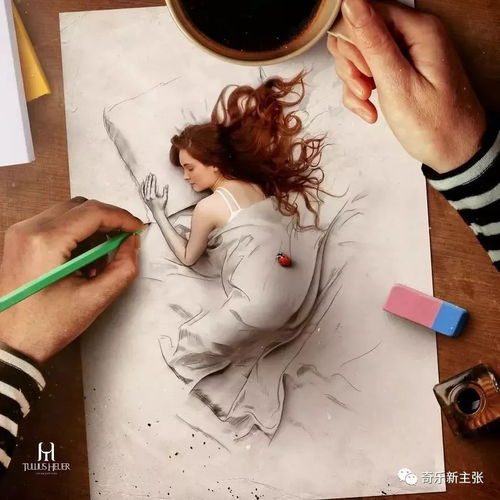 自学成才,真的让画中人从纸上栩栩如生地活了过来!