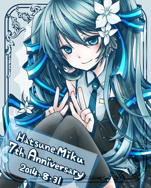 p站二次元插画少女头像原创壁纸初音堆糖,美好生活研究所
