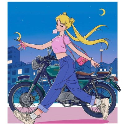 女生温柔的头像卡通美少女战士