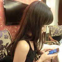 侧脸女生qq低调头像图片