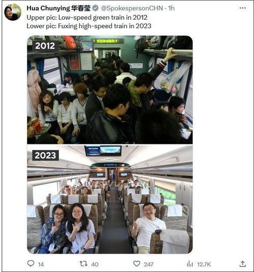 华春莹连发11组对比照,意味深长