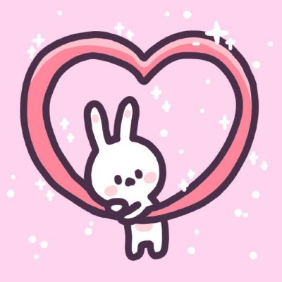 欧美女孩头像高清头像小兔子