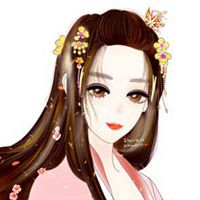 头像女生古风水墨唯美插画图片微信头像图片大全