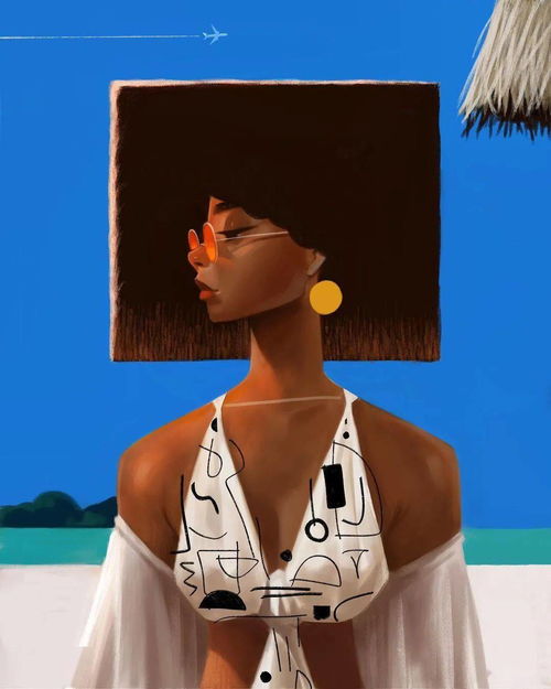 什么是高级脸这些插画美女就是