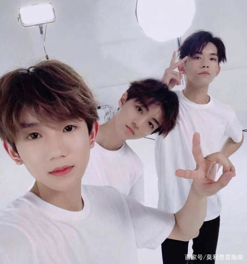 tfboys很少见,千玺变成了一个正方形的脸,王源变成了一个