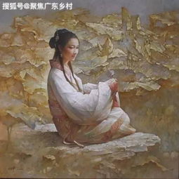 这些画中的女子个个东方韵味十足,亭亭玉立,青春美丽
