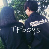 qq头像,女生,带字,字最好是tfboys