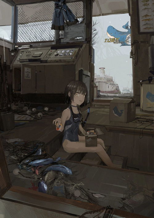 插画头像厚涂油画感和二次元的结合,画面故事氛围感超赞