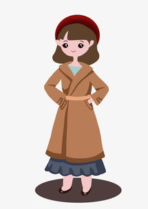 新年小女孩主题小清新插画图片素材psb格式下载动漫人物大全