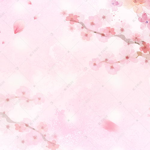 粉色浪漫樱花广告背景图片免费下载千库网