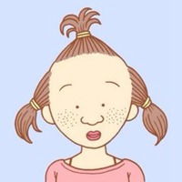 小女孩冲天辫头像微信头像图片大全