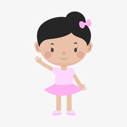 q版可爱芭蕾女孩免扣素材图片素材其他格式下载动漫人物大全