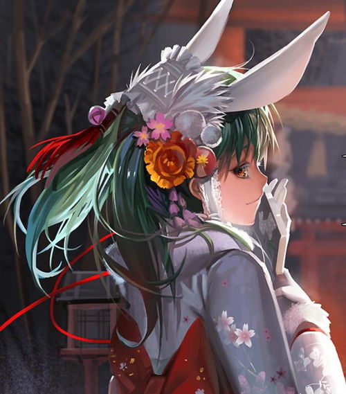 二次元和风美图华丽少女系列,动感迷人俏皮可爱的漂亮女生