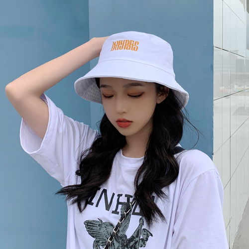 帽子女韩版学生春夏可爱百搭渔夫帽日系文艺防晒遮阳帽子ins盆帽