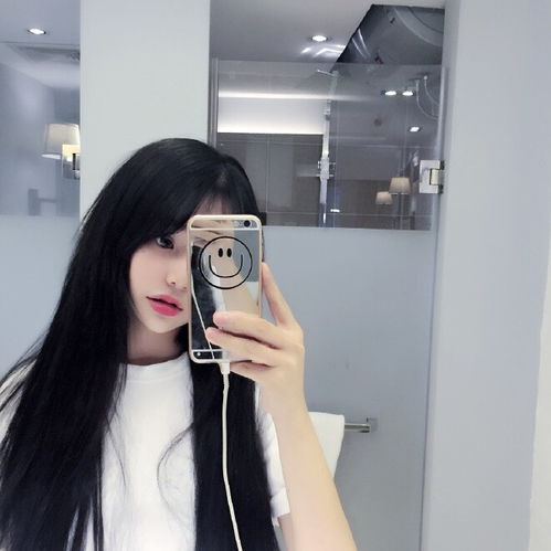 韩系女生欧美半身唯美遮脸镜子照中堆糖,美好生活研究所