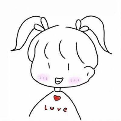 简笔画人物头像女简笔画头像女生可爱萌