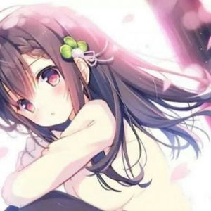 总有一次流泪让我们瞬间长大二次元卡通少女头像