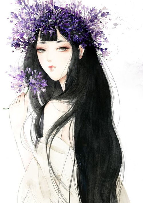 手绘插画小清新治愈系二次元堆糖,美好生活研究所