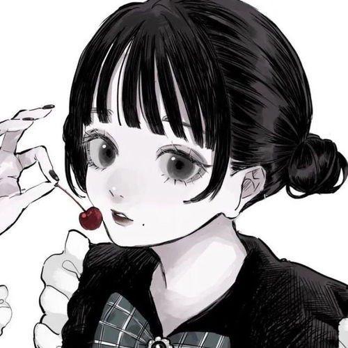 动漫女生头像严于律己,甜以待人
