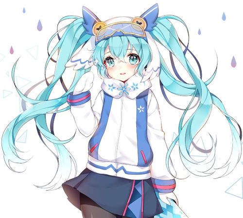 p站二次元插画少女头像原创壁纸初音堆糖,美好生活研究所