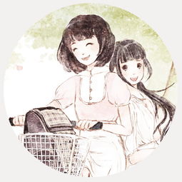手绘水彩画女孩插画家园作者byacer