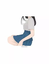 淡雅清新的美少女服装插画,是你喜欢的配色吗