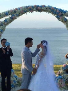 吴奇隆刘诗诗婚礼浪漫温馨两人甜蜜拥吻