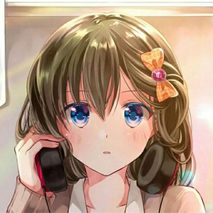 小女孩头像可爱呆萌日本萝莉