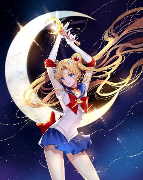 女星cos漫画少女水冰月,baby清纯,倪妮俏皮,而她被嫌像男人