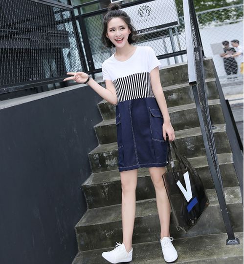 春季里选择这样的牛仔连衣裙,穿出不一样优雅与唯美的淑女气质