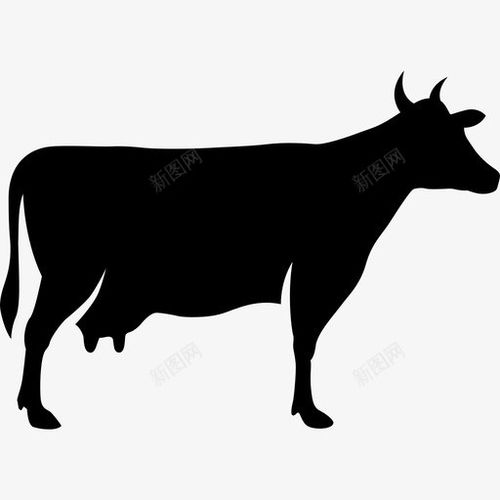 牛动物牛肉奶制品农场图标ui图标设计图片免费下载页面网页平面电商创意素材牛奶图标