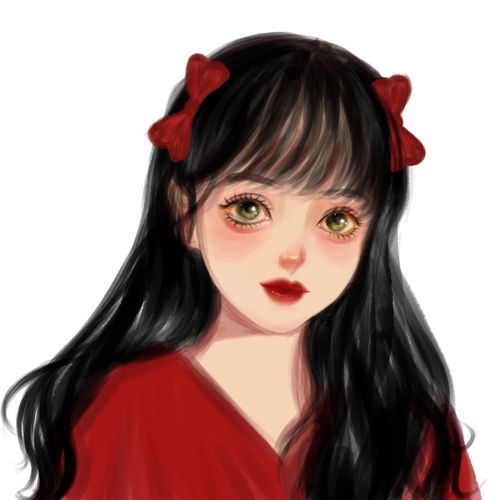2021年新年女生喜庆头像