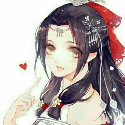 唯美古风手绘动漫女生头像