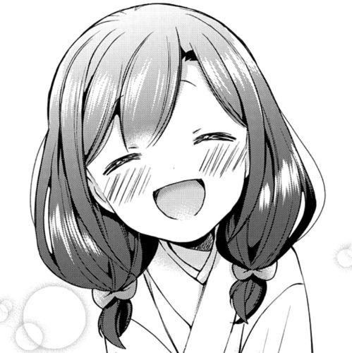 动漫黑白女头像24