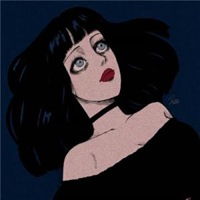 黑暗系头像女生高冷图片动漫高冷黑化女生头像