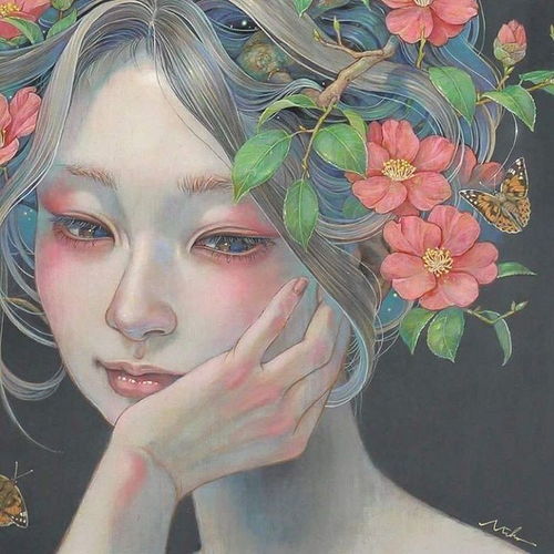 超酷的手绘动漫头像,色彩鲜艳