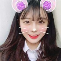 带特效的女生可爱头像特效自拍女生头像