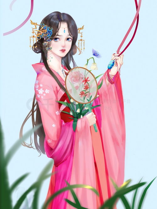 二次元插画二次元少女插画古风中国风人物免费下载插画图片3543像素千图网