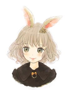 动漫原创插画手绘二次元少女唯美萌兽堆糖,美好生活研究所