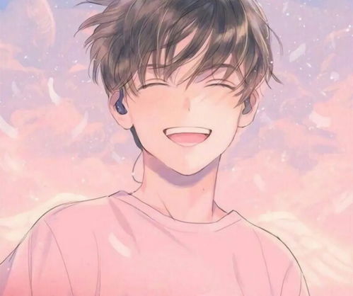 动漫男生头像蓝天白云炊烟袅袅,岁月静好