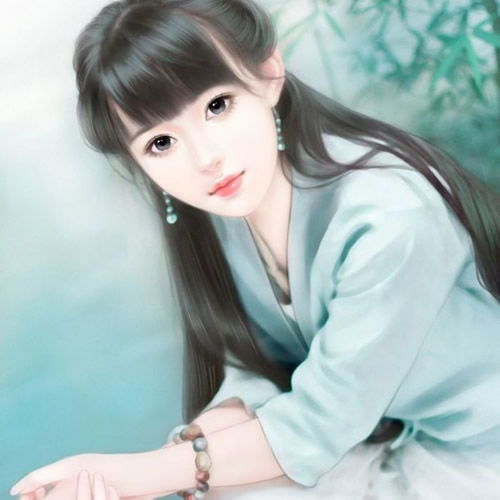 清秀古装美女图片