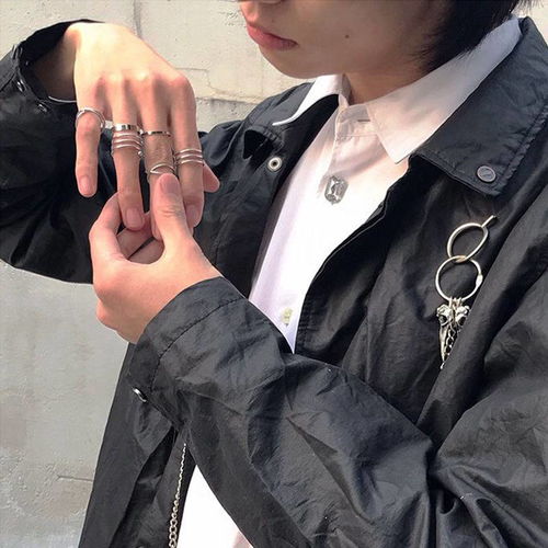 女学生韩版简约个性网红食指戒情侣男女开口关节戒社会