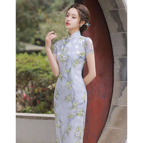 旗袍美女风景高雅美丽美图
