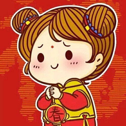 新年喜庆头像女真人