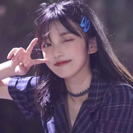 可爱气质干净小清新真人女头,有一种美的像神