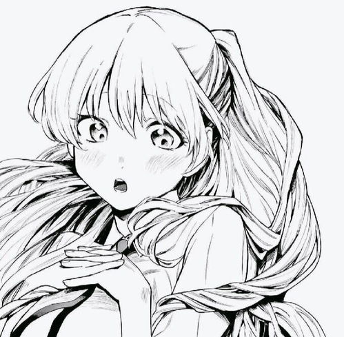 ins黑白动漫女头